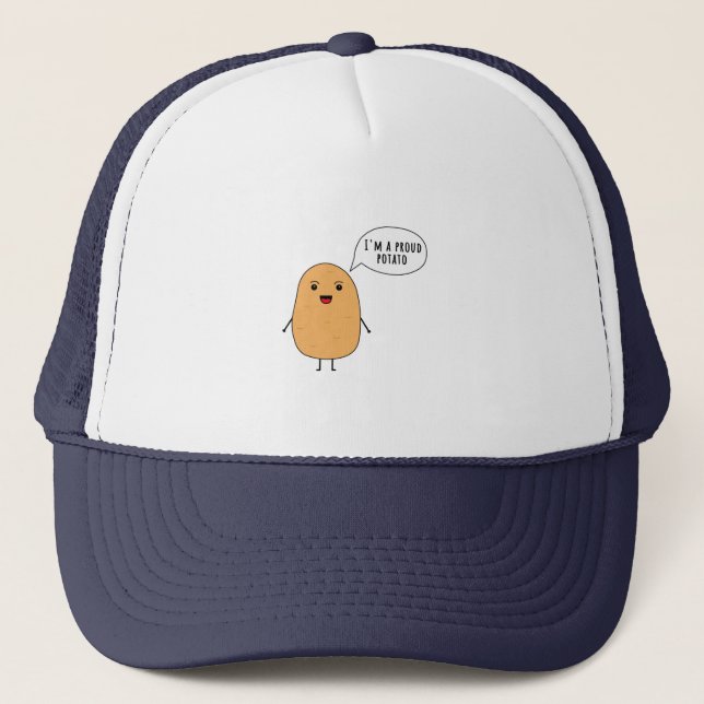 I'm a proud potato trucker hat (Front)