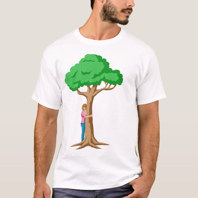 I'm A Proud Tree Hugger T-Shirt (Front)