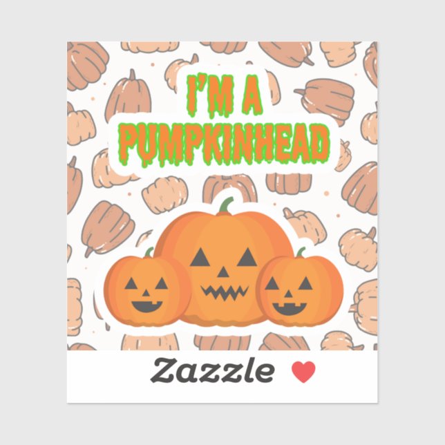 I'm a Pumpkinhead 2 Square (Sheet)