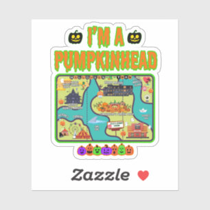 I'm a Pumpkinhead Map Sticker