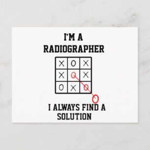Im A Radiographer I Always Find A Solution Postcard
