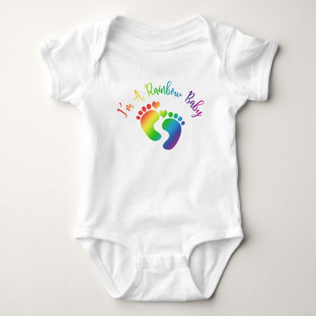 I'm A Rainbow Baby Bodysuit (Front)