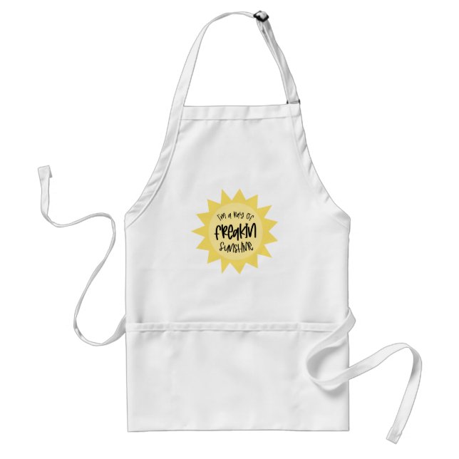 I'm a ray of freakin sunshine funny standard apron (Front)