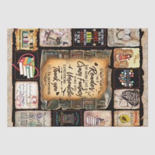 I'm A Reader That Means I Live In A Crazy Fantasy Tissue Paper