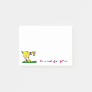 I'm a Real Goat-getter Sticky Notes