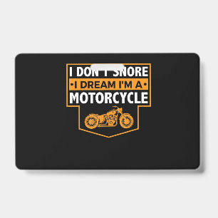 Im A Real Motorcyclist Gift For Motorcycle Lovers. ID Badge