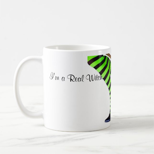 "I'm a Real Witch" Coffee Mug (Left)