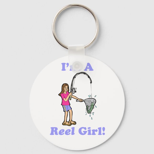 I'm A Reel Girl Keychain (Front)