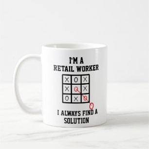 Im A Retail Worker I Always Find A Solution Mug