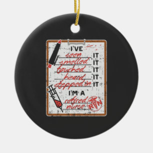 I'm a Retired Nurse Ceramic Tree Decoration