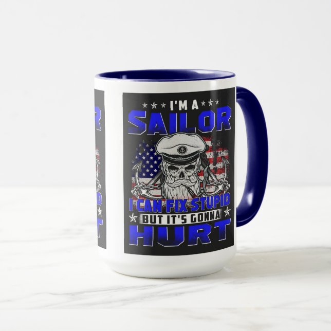 I'M A SAILOR MUG (Front Right)