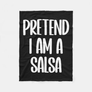 I'm A Salsa Halloween Costume Fleece Blanket