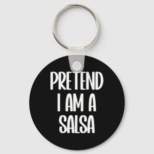 I'm A Salsa Halloween Costume  Key Ring