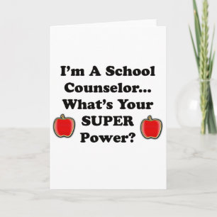 I'm a School Counsellor Holiday Card