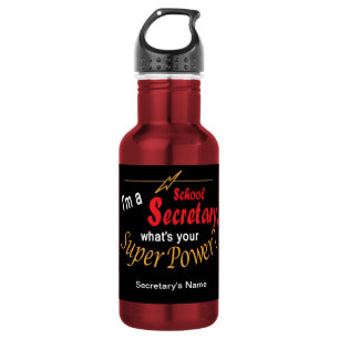 I'm a School Secretary, What's Your Super Power? 532 Ml Water Bottle