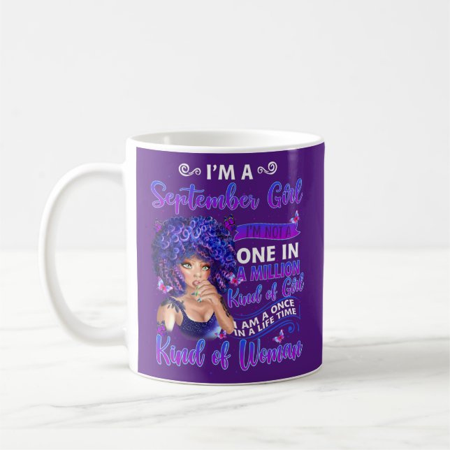 I'm a September Girl Women A Queen Was Born In Coffee Mug (Left)