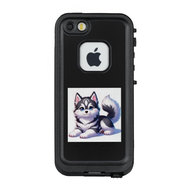 I'm a Siberian husky Ryousuke ✨ Yoroshik! (^_-)-☆ LifeProof iPhone Case (Back)