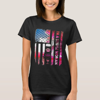Im A Simple Woman Camping Wine Flip Flops Dog Camp T-Shirt