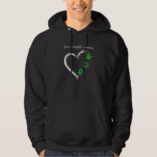 I'm A Simples Woman Loves Weed Coffee And Dog Hoodie