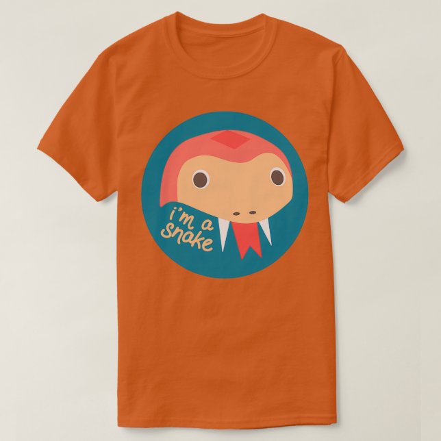 Im a Snake 1  T-Shirt (Design Front)