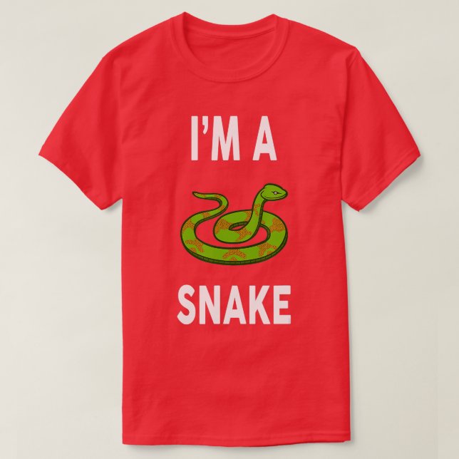Im A SNAKE  Funny SNAKE  T-Shirt (Design Front)