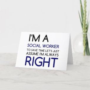 I'M A SOCIAL WORKER HOLIDAY CARD
