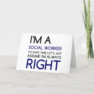 I'M A SOCIAL WORKER HOLIDAY CARD