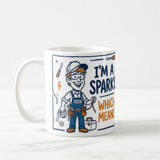 I'm a Sparky Electricians Gift Coffee Mug