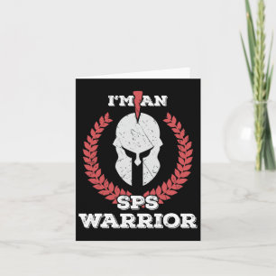 I'm A Sps Warrior Stiff Person Syndrome Awareness  Card