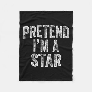 I'm A Star Costume Family Lazy Halloween Party Sta Fleece Blanket