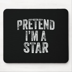 I'm A Star Costume Family Lazy Halloween Party Sta Mouse Mat