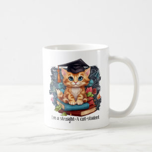 I'm A Straight A Cat Student Coffee Mug