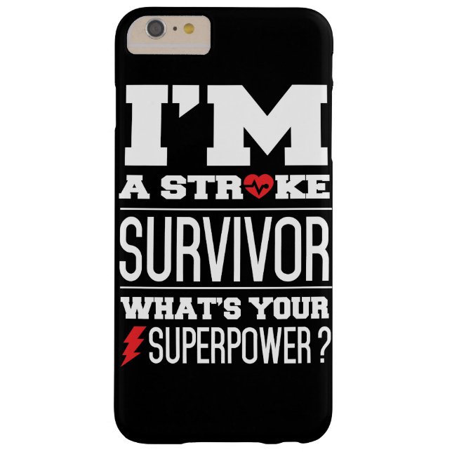 I'm A Stroke Survivor. What's Your Superpower? Case-Mate iPhone Case (Back)