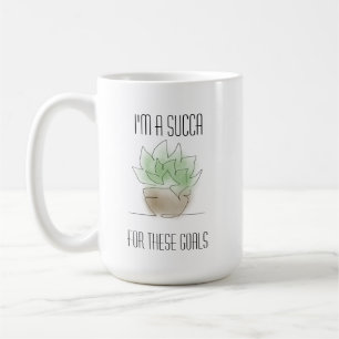 I'm A Succa Plant Lover Succulent Mug