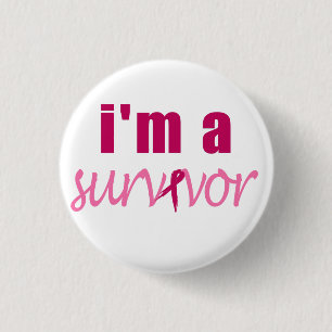 I'm A Survivor 3 Cm Round Badge