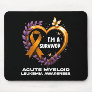 Im A Survivor Acute Myeloid Leukaemia Awareness Mouse Mat
