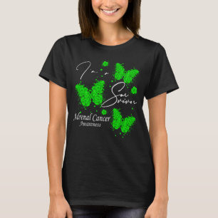 I'm A Survivor Adrenal Cancer Awareness Butterfly T-Shirt