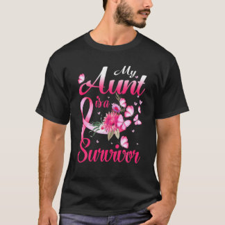 I'm A Survivor Breast Cancer Awareness Pink Heart T-Shirt