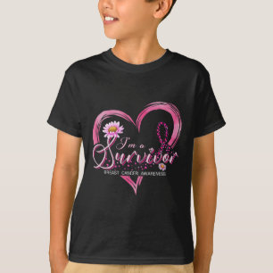 I'm A Survivor Breast Cancer Awareness Pink Ribbon T-Shirt