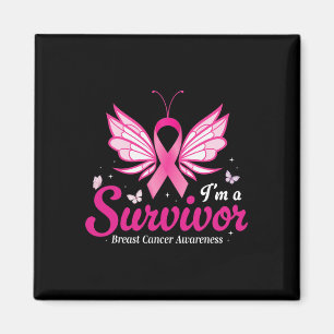 I'm A Survivor Breast Cancer Awareness Women Magnet