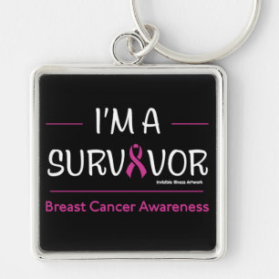 I'm a Survivor...Breast Cancer Key Ring