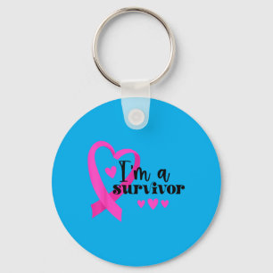 Im A Survivor _ Breast Cancer Key Ring