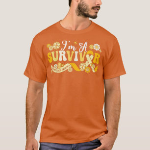 I'm A Survivor Childhood Cancer Awareness Support T-Shirt