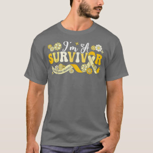 I'm A Survivor Childhood Cancer Awareness Support T-Shirt