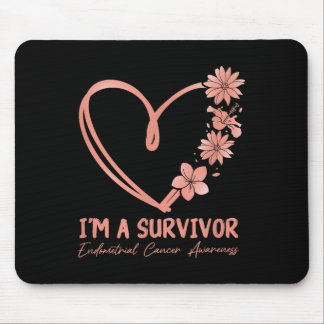 Im A Survivor. Endometrial Cancer Awareness Mouse Mat