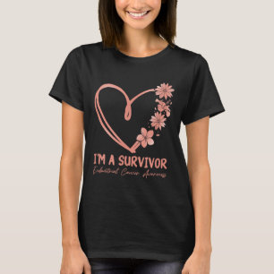 Im A Survivor. Endometrial Cancer Awareness  T-Shirt