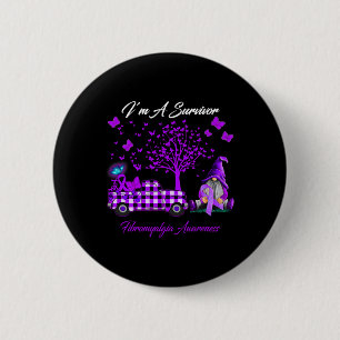 I'm A Survivor Fibromyalgia Awareness Gifts 6 Cm Round Badge