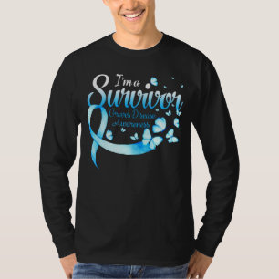 I'm A Survivor Graves Disease Awareness Butterfly  T-Shirt