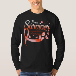I'm A Survivor Leukemia Cancer Awareness Butterfly T-Shirt