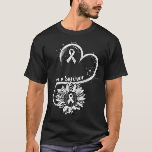 I'm A Survivor Lung Cancer Awareness Warrior Sunfl T-Shirt
